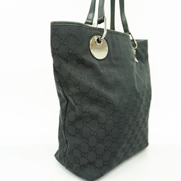 GUCCI  EC Canvas120836 Women's Leather Handbag,Tote Bag Black