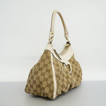 GUCCI  EC Canvas Handbag 190525 Women's Handbag Beige,White