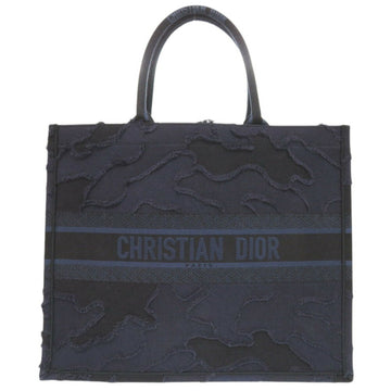 Christian Dior 2020 Resort Collection Book Tote Large Camouflage Canvas Navy Bag 0707Christian