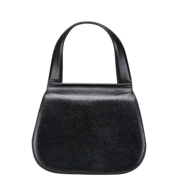 Christian Dior Dior handbag black leather women's