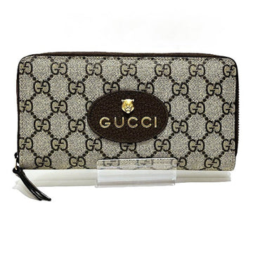 GUCCI EC Supreme 473953 Tiger Long Wallet for Women