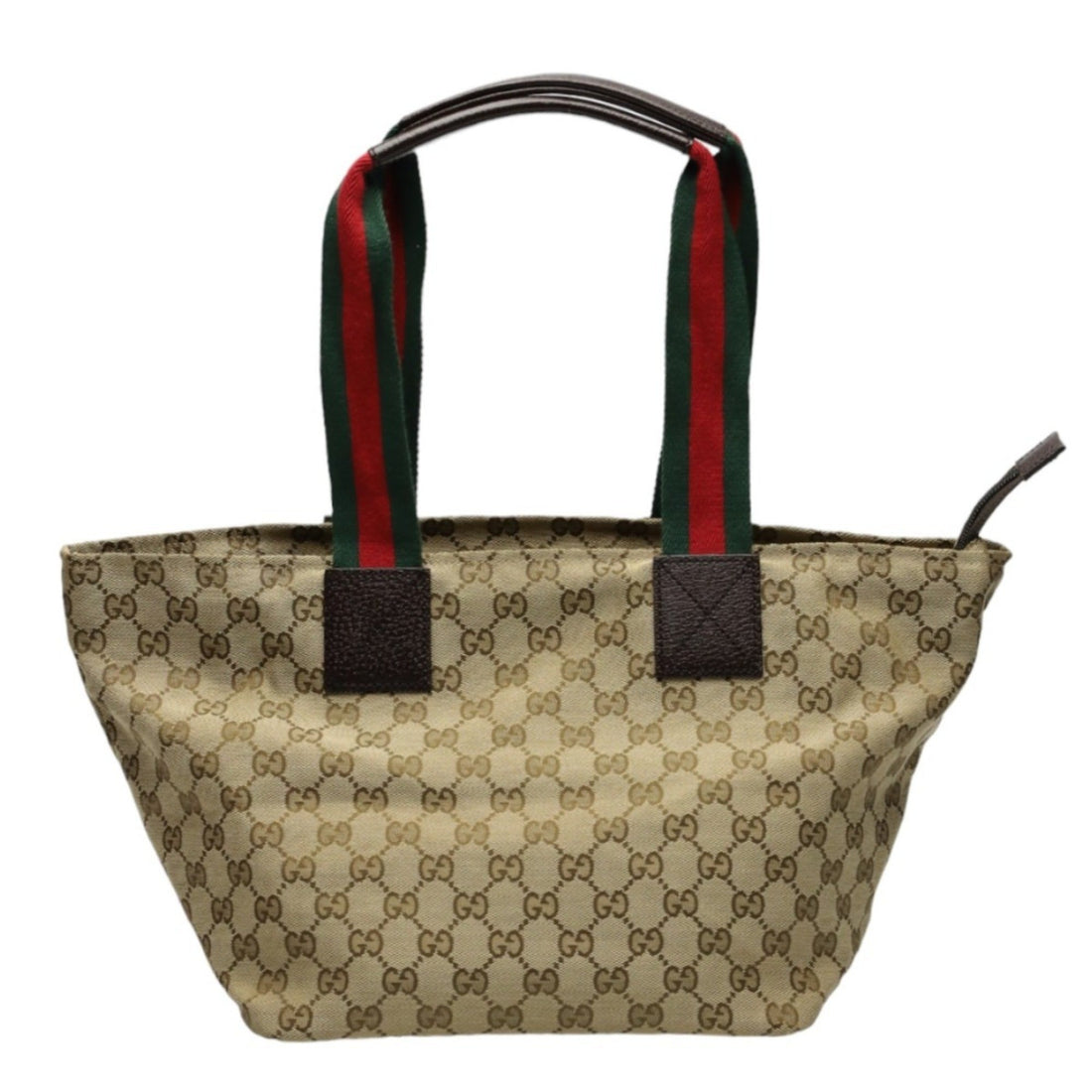 GUCCI Tote Bag Handbag EC Canvas 131230 Beige