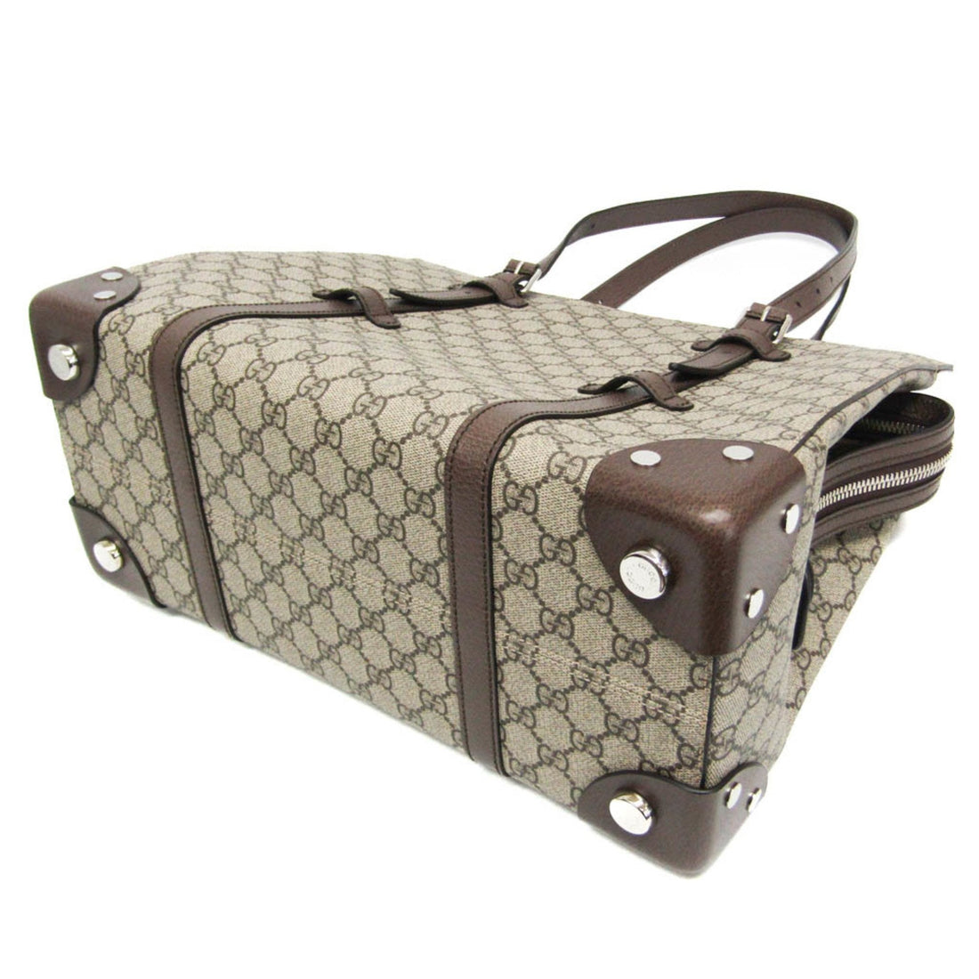 Gucci 626356 Women,Men EC Supreme Tote Bag Beige,Brown