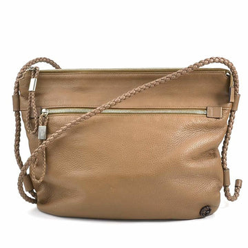 GUCCI shoulder bag leather brown silver men women 268244 e59054a