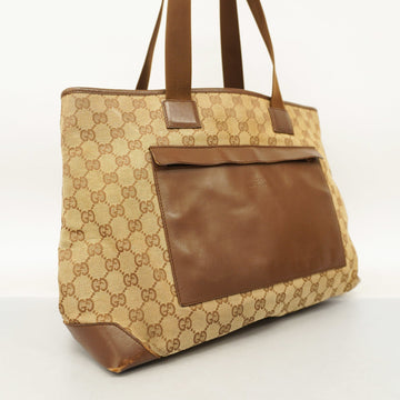 GUCCI  EC Canvas Tote Bag 019 0426 Women's Tote Bag Beige,Brown