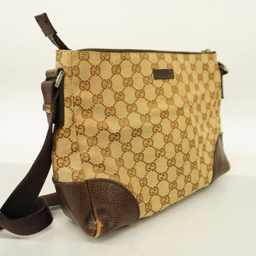 GUCCI  Shoulder Bag 114273 Women's EC Canvas Beige,Brown