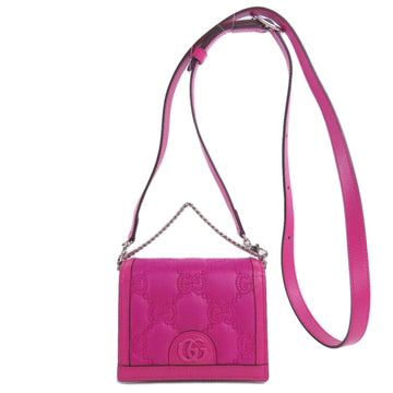 Gucci 723777 EC long shoulder bag, nylon material, women's, GUCCI