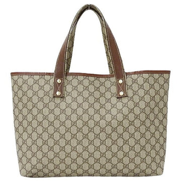 GUCCI bag ladies tote shoulder GG plus brown beige 211134