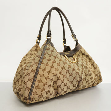 GUCCI  CS Canvas Abby 189835 Women's Tote Bag Beige,Brown