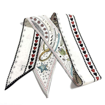 Christian Dior Dior Women's Scarf Bandana Silk Mitza La Roue de la Fortune