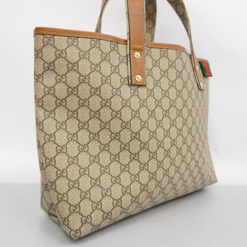 GUCCI  Sherry Line 211134 Women's EC Supreme Tote Bag Beige