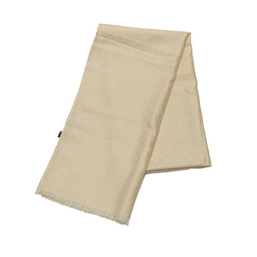 Gucci EC Stole Beige Ivory Cashmere Silk Women's GUCCI