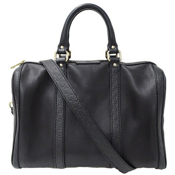 GUCCI Bag Women's Handbag Shoulder 2way Shima Micro EC Leather Black 247205 Boston