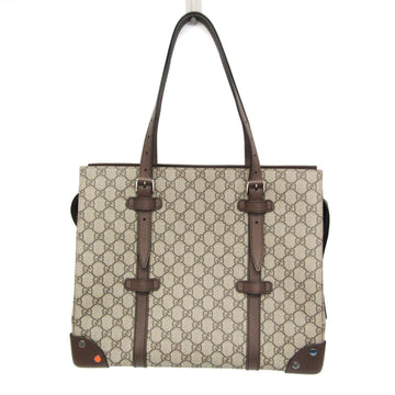 Gucci 626356 Women,Men EC Supreme Tote Bag Beige,Brown
