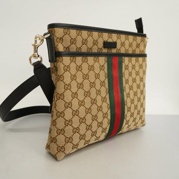 GUCCI  Sherry Line Shoulder Bag 388926 Women's CS Canvas Shoulder Bag Beige