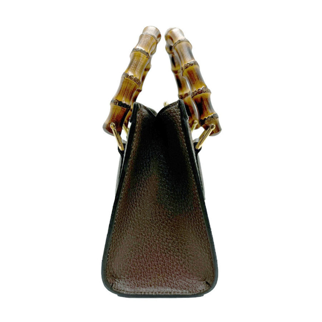 GUCCI Handbag Shoulder Bag Jumbo EC Diana Tote Canvas Leather Brown Women's 655661 z1915