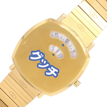Gucci Men's Watch Limited Edition Grip YA157428 157.3 Gold Quartz Wristwatch GUCCI