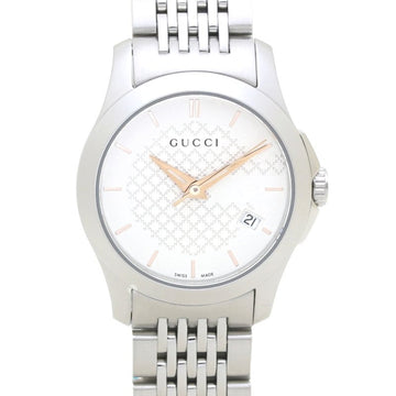 GUCCI G Timeless YA126565 126.5 Stainless Steel Ladies 130351 Watch