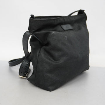 GUCCI  EC Nylon 314529 Nylon,Leather Shoulder Bag Black