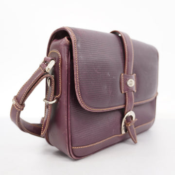 GUCCI  EC Canvas Shoulder Bag 001 106 0466 Women's Leather Bordeaux
