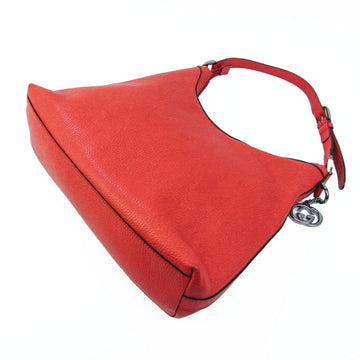 GUCCI Interlocking G 339553 Women's Leather Shoulder Bag Light Red