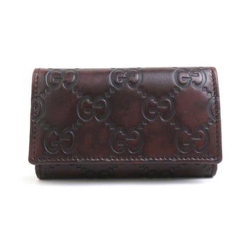 GUCCI key case leather brown men's women's 138093 h30803a