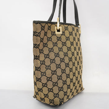 GUCCI  EC Canvas Tote Bag 002 1099 Women's EC Canvas Handbag,Tote Bag Black