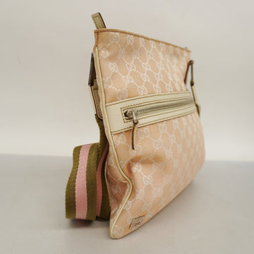 GUCCI  Shoulder Bag 181067 Women's EC Canvas Shoulder Bag Light Pink