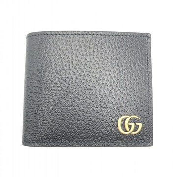 GUCCI EC Marmont Coin Leather Wallet Bi-fold 428725-203887 Black Gucci