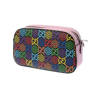 GUCCI EC Psychedelic Pink/Multicolor 574886 Women's PVC Shoulder Bag