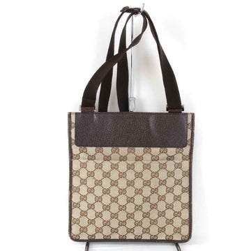 GUCCI 27639 213317 Shoulder Bag EC Canvas Brown Women's
