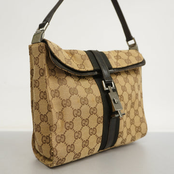 GUCCI  Jackie Shoulder Bag 001 3734 Women's EC Canvas Beige,Brown