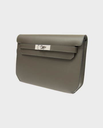 Hermès - Kelly Dépêches 25 - Vert Maquis Evercolour PHW
