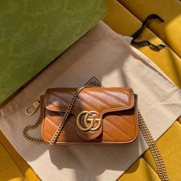 EC MARMONT MINI 16 BAG IN CINNAMON BROWN CALFSKIN