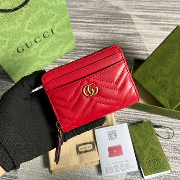 EC MARMONT MINI 11 WALLET CHERRY RED CALFSKIN