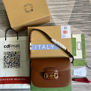 EC HORSEBIT 1955 MINI BAG 25 IN CINNAMON BROWN CALFSKIN