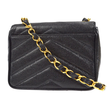 CHANEL 1994-1996 Mini Chevron Letter Flap