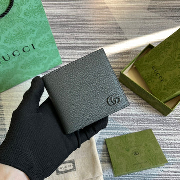 EC MARMONT 11 BIFOLD WALLET IN PENTER GREY CALFSKIN
