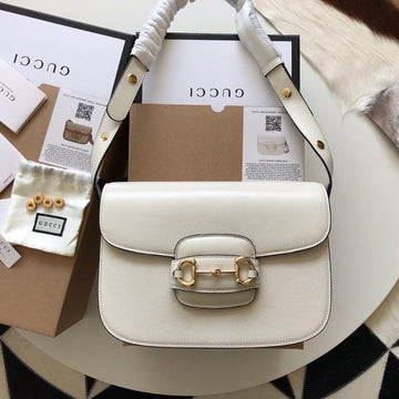 EC HORSEBIT 1955 MINI BAG 25 IN WHITE CALFSKIN