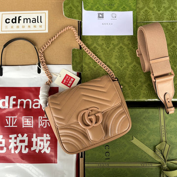 EC marmont mini 18cm all beige calfskin