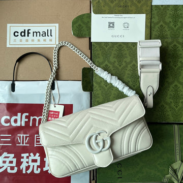EC marmont 26cm all white calfskin