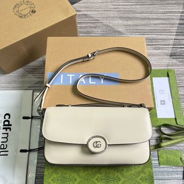 EC SMALL 27 HANDBAG IN WHITE CALFSKIN