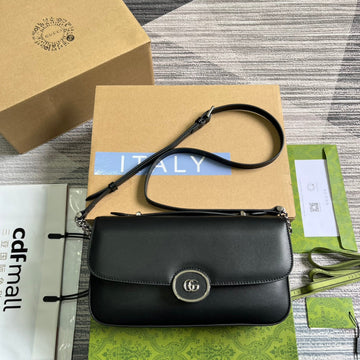 EC SMALL 27 HANDBAG IN BLACK CALFSKIN