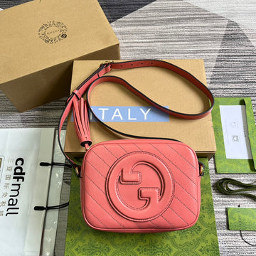 EC BLONDIE SMALL 21 SHOULDER BAG IN DARK PINK CALFSKIN
