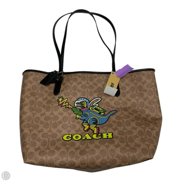 Tote Designer By Coach, Size: Large