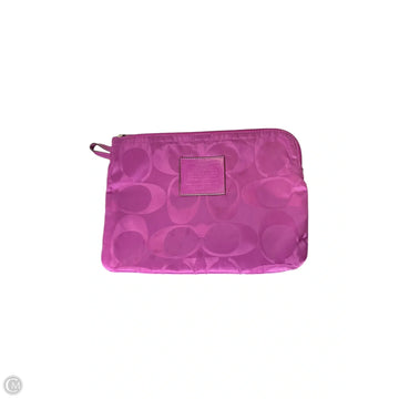 Makeup Bag Designer By Coach, Size: Large