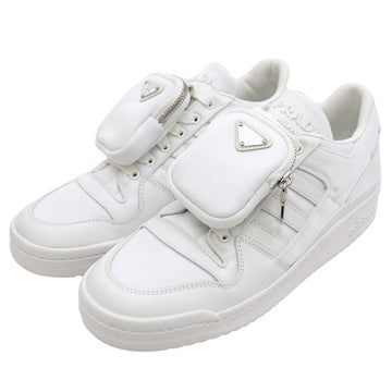 PRADA sneakers Nylon white adidas collaboration 2EG390 Forum Low 42