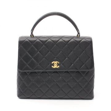 Chanel Matelasse Leather Handbag Black A12397