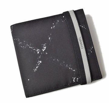 Chanel Nylon Men's Wallet Black