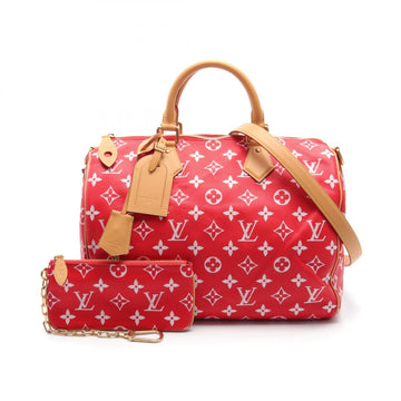 Louis Vuitton Speedy Bandouliere 40 Leather Handbag M24420 in Great Condition